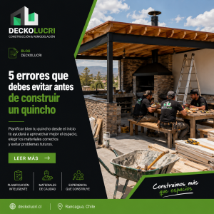 5 errores que debes evitar antes de construir un quincho